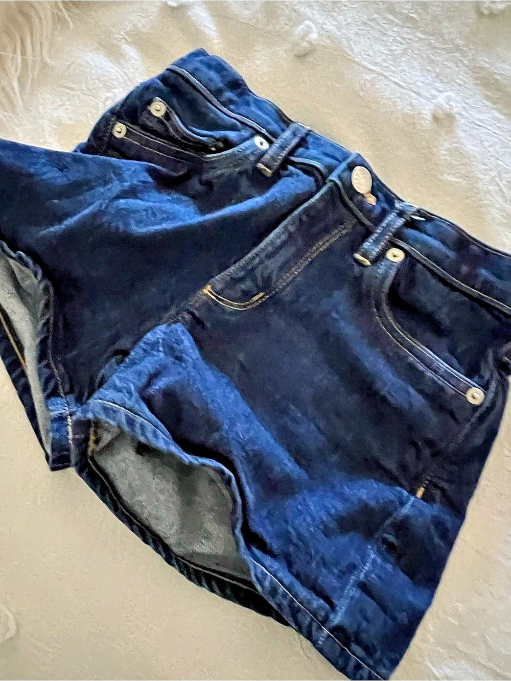 J Crew Girls Denim Jean Shorts Size 10 Like New